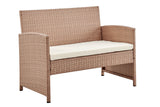 NNEKG Redcliff 4 Piece Outdoor Furniture Lounge Set (Natural)