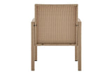 NNEKGE Redmond 4 Piece Outdoor Furniture Lounge Set (Natural Beige)