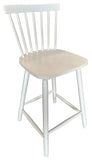 NNEKG Set of 2 Riano Counter Stools (White)