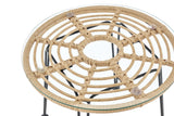 NNEKG Richmond Outdoor Furniture Balcony Set (Beige)