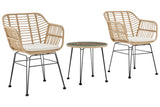NNEKG Richmond Outdoor Furniture Balcony Set (Beige)