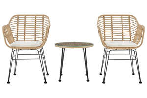 NNEKG Richmond Outdoor Furniture Balcony Set (Beige)