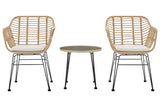 NNEKG Richmond Outdoor Furniture Balcony Set (Beige)