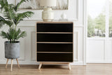NNEKG Robin Chest of 4 Drawers (Black)