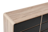 NNEKGE Robin Chest of 6 Drawers (Black)