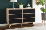 NNEKGE Robin Chest of 6 Drawers (Black)