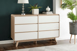 NNEKGE Robin Chest of 6 Drawers (White)
