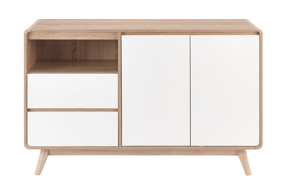 NNEKGE Robin 2 Door Buffet (White)