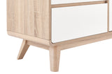 NNEKGE Robin 2 Door Buffet (White)