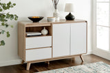 NNEKGE Robin 2 Door Buffet (White)