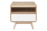 NNEKGE Robin Bedside Table (White)