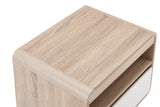 NNEKGE Robin Bedside Table (White)