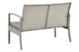 NNEKGE Sandgate 4 Piece Outdoor Furniture Lounge Set (Grey Grey)