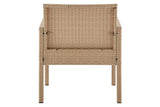 NNEKG Shangri La Sandgate 4 Piece Outdoor Lounge Set (Natural Beige)