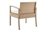 NNEKG Shangri La Sandgate 4 Piece Outdoor Lounge Set (Natural Beige)