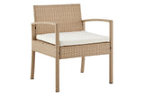NNEKG Shangri La Sandgate 4 Piece Outdoor Lounge Set (Natural Beige)