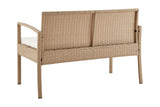 NNEKG Shangri La Sandgate 4 Piece Outdoor Lounge Set (Natural Beige)