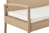 NNEKG Shangri La Sandgate 4 Piece Outdoor Lounge Set (Natural Beige)