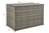 NNEKG Safra Outdoor Furniture Storage Box (Dark Grey Large)