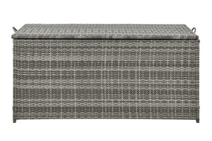 NNEKGE Safra Outdoor Furniture Storage Box (Dark Grey Small)