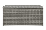 NNEKGE Safra Outdoor Furniture Storage Box (Dark Grey Small)
