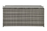 NNEKGE Safra Outdoor Furniture Storage Box (Dark Grey Small)