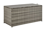 NNEKGE Safra Outdoor Furniture Storage Box (Dark Grey Small)