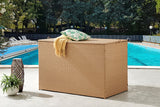 NNEKGE Safra Outdoor Furniture Storage Box (Natural Large)