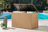 NNEKGE Safra Outdoor Furniture Storage Box (Natural Large)