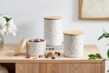 NNEKG Terence Terrazzo 3 Piece Storage Jar Set