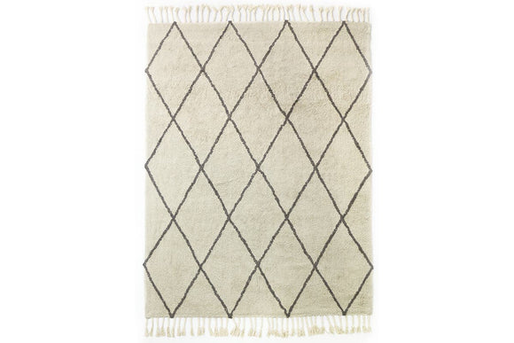 NNEKGE Hand Woven Tufted Cotton Rug (160cm x 230cm)