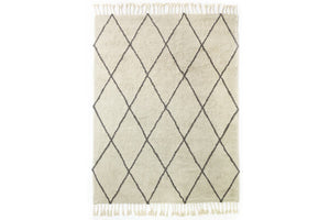 NNEKGE Hand Woven Tufted Cotton Rug (200cm x 290cm)