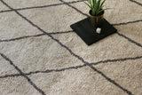 NNEKGE Hand Woven Tufted Cotton Rug (200cm x 290cm)