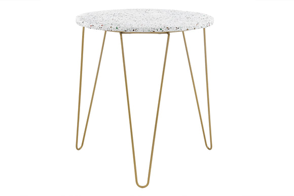 NNEKGE Tina Terrazzo Side Table