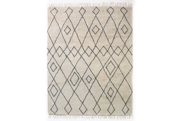 NNEKGE Shangri La Hand Woven Table Tufted Cotton Rug (200cm x 290cm)