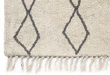 NNEKGE Shangri La Hand Woven Table Tufted Cotton Rug (200cm x 290cm)