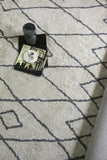 NNEKGE Shangri La Hand Woven Table Tufted Cotton Rug (200cm x 290cm)