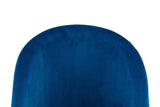 NNEKGE Subiaco Set of 2 Velvet Dining Chairs (Navy)