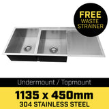 NNEDPE Stainless Steel Sink - 1135 x 450mm