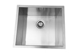 NNEDPE 304 Stainless Steel Undermount Topmount Kitchen Laundry Sink 51x45cm