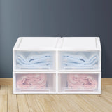 NNEIDS  Drawers Set Cabinet Tools Organiser Box Chest Drawer Plastic Stackable