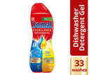 NNEKG Somat Excellence Duo Power Gel Lemon Dishwashing Gel Detergent 600ml Pack of 8