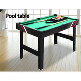NNEDSZ 4FT 4-In-1 Soccer Table Tennis Ice Hockey Pool Game Football Foosball Kids Adult
