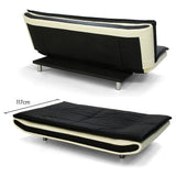 NNEDPE Sarantino Faux Leather Upholstered 3 Seater Sofa - Dual Colour