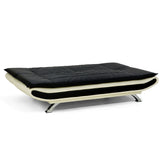 NNEDPE Sarantino Faux Leather Upholstered 3 Seater Sofa - Dual Colour