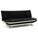 NNEDPE Sarantino Faux Leather Upholstered 3 Seater Sofa - Dual Colour