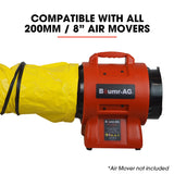 NNEMB 200mm 10m Duct for 8 Air Movers