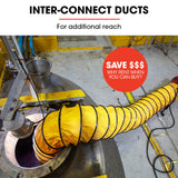 NNEMB 200mm 10m Duct for 8 Air Movers