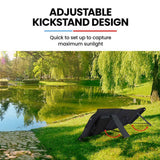 NNEMB 100W Portable USB Folding Solar Panel for Camping