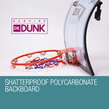 NNEMB Indoor Mini Basketball Hoop Ring Backboard Kit Door Mounted Mount Kid Set